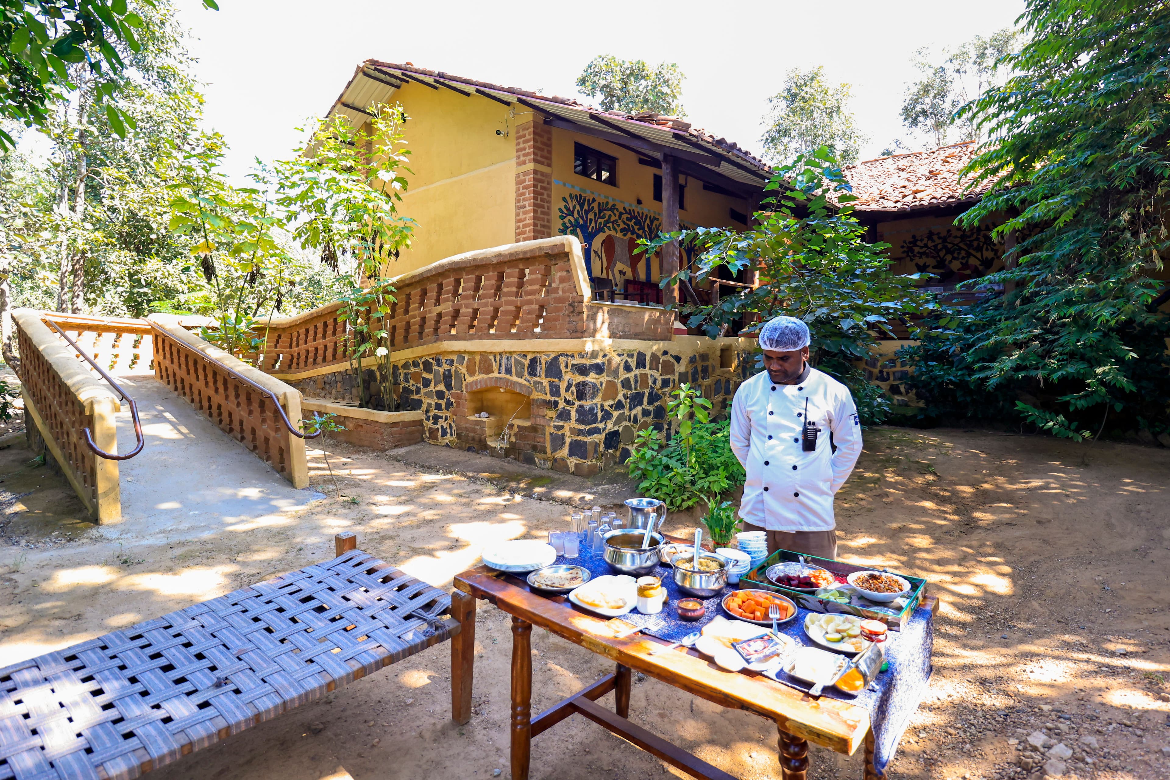 Fresh vegetables growing in the organic farm