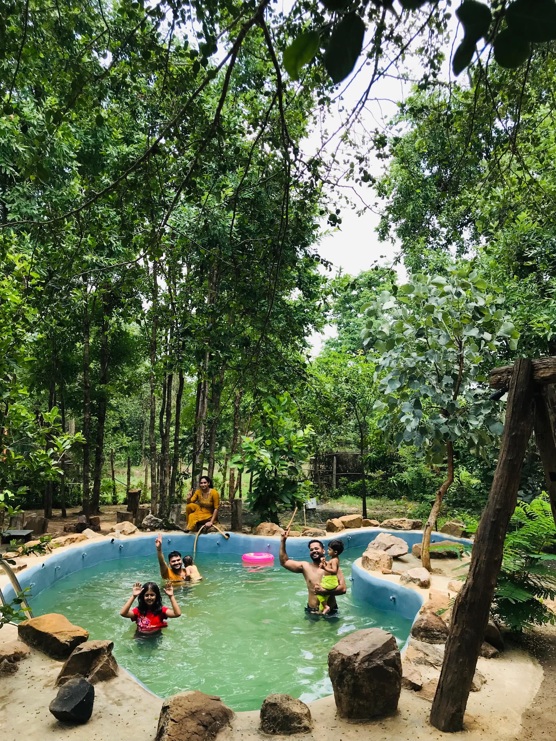 A clean water source provided for the community